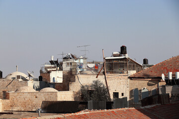 old slum slums township buildings view