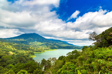 Tamblingan Lake (Twin lakes) on Bali