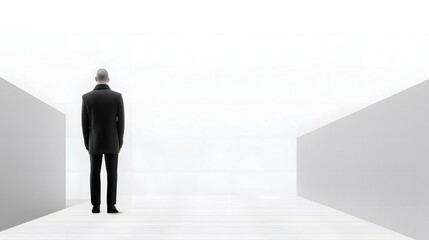 孤独で物事を考える人間