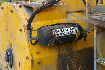 Air Tank on a Ballast Regulator with 