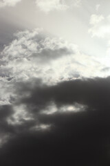 dramatic cloudy nice blue sky heaven air