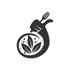 food logo template. Icon Illustration Brand Identity. Isolated and flat illustration. Vector graphic