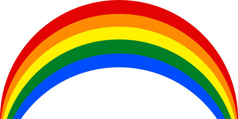 Fototapeta premium LGBTQ rainbow icon PNG