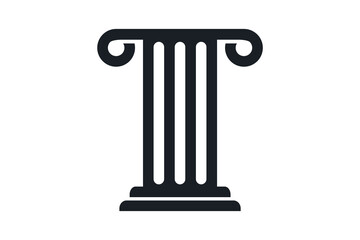 Law legal logo design vector	
