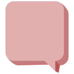 입체 작은 말풍선