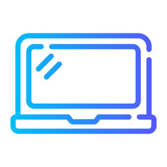 laptop Line Gradient Icon