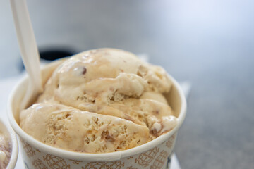 Cup of ice cream