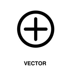 Obraz premium Plus icon,vector illustration. plus icon illustration isolated on White background, plus icon.eps