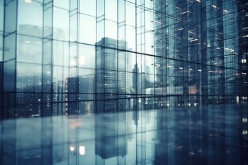 Obraz premium Future Urban and Corporate Architecture Created with Generative AI