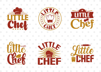 Little Chef SVG Bundle, Little Svg, Cooking Svg, Chef Svg, Kitchen Quotes, ETC T00092