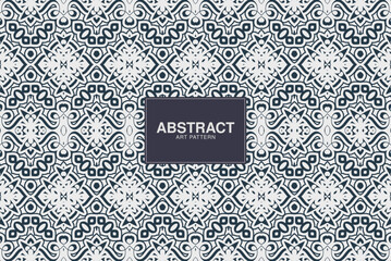 Obraz premium flat ornament line pattern design