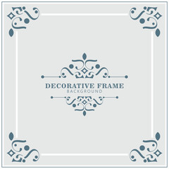 colorful art frame design template