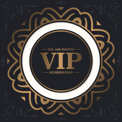 Elegant VIP ornament background