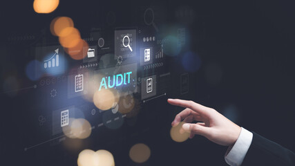 concept of auditing and evaluating quality and efficiency of personnel ,business document...