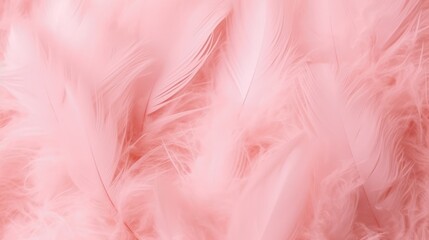 Fototapeta na wymiar Colorful feathers background, soft pastel colors, Banner Background, Generative AI