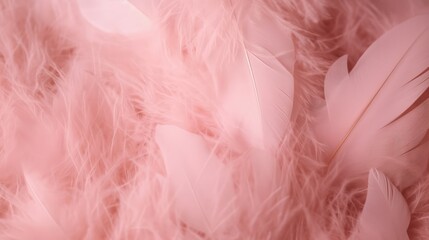 Colorful feathers background, soft pastel colors, Banner Background, Generative AI