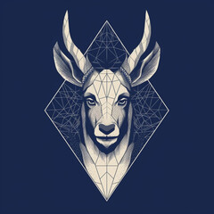 Obraz premium illustration of a animal head