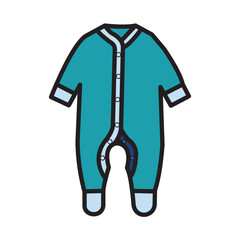 Filled Line BABY JUMPSUIT design vector icon design vector line icon svg