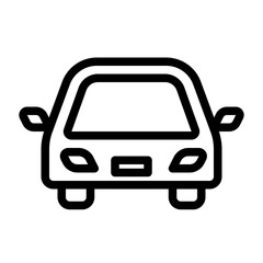 Car icon for ground transportation