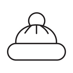 BEANIE design vector icon design vector line icon svg