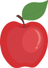 Vector of red apple illustration