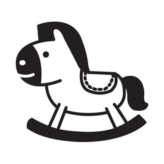 Solid Line HOBBYHORSE design vector icon design vector line icon svg