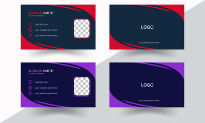 
Set of modern business card print templates.Vector creative business card template with triangles,Blue modern creative business card.

