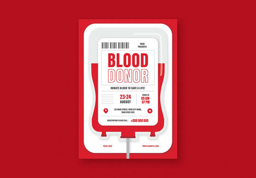 Blood Donor Event Flyer