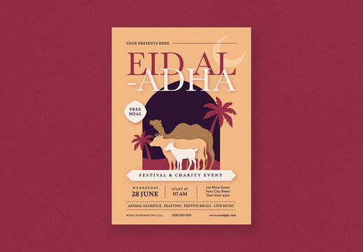 Eid Al-Adha Celebration Flyer