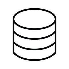 Database server vector icon