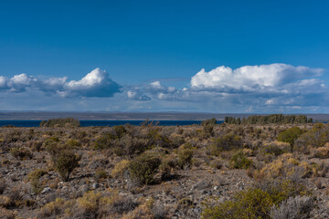 Landscape at Buenos Aires Lake in Aysen Region, Argentina