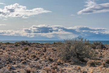 Landscape at Buenos Aires Lake in Aysen Region, Argentina