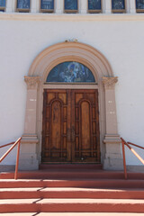 entrance to the church