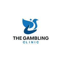 The Gambling Clinic Logo Design Vector Template