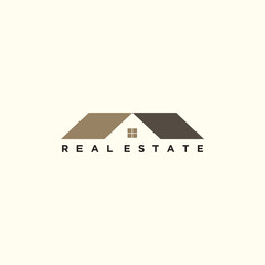 Real Estate Logo Design with premium illustration concept