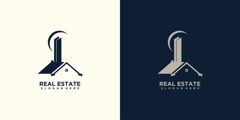 Real estate logo design simple design for business