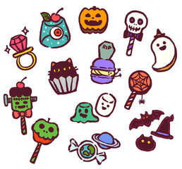 Fototapeta premium ハロウィンのお菓子