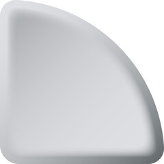 3D Gray Geometric Shape