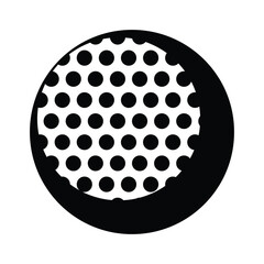 golf ball icon vector