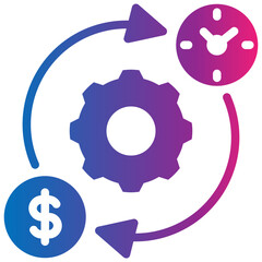 exchange gradient style icon