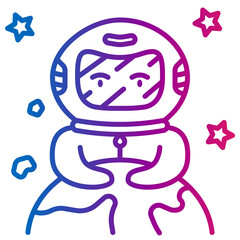 pioneer gradient style icon
