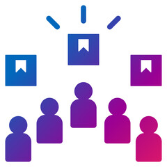 QC gradient style icon