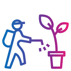 soil gradient style icon