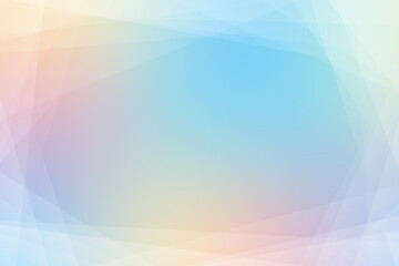 グラデーションが綺麗な斜めの面で構成された背景イラストのフレーム素材