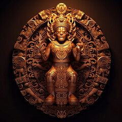 golden hindu god 