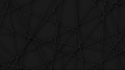 Random chaotic lines. Abstract geometric pattern. Outline monochrome texture. Black random diagonal lines. Trendy concept