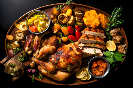 Grillplatte Gefl&uuml;gel 2, Generative KI