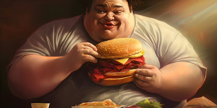 Overweight person and food addiction
