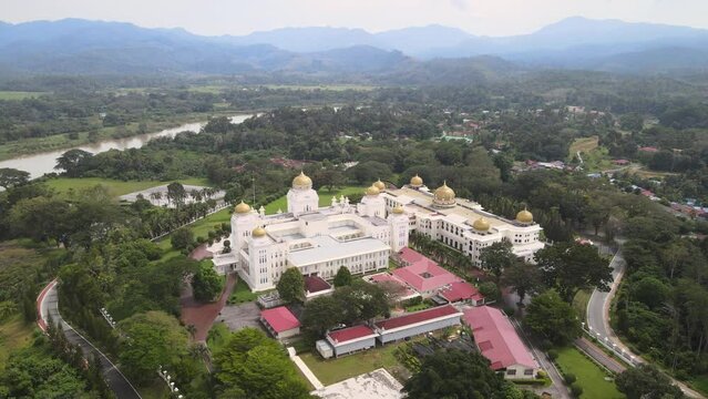 The aerial view of Kuala Kangsar in Malysia