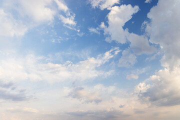 Naklejka na ściany i meble Scenic view of the sky with clouds